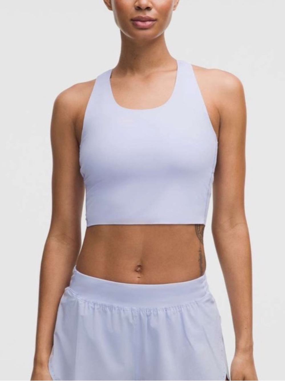lululemon athletica Fast and free tank light - serene blue size large. NWT